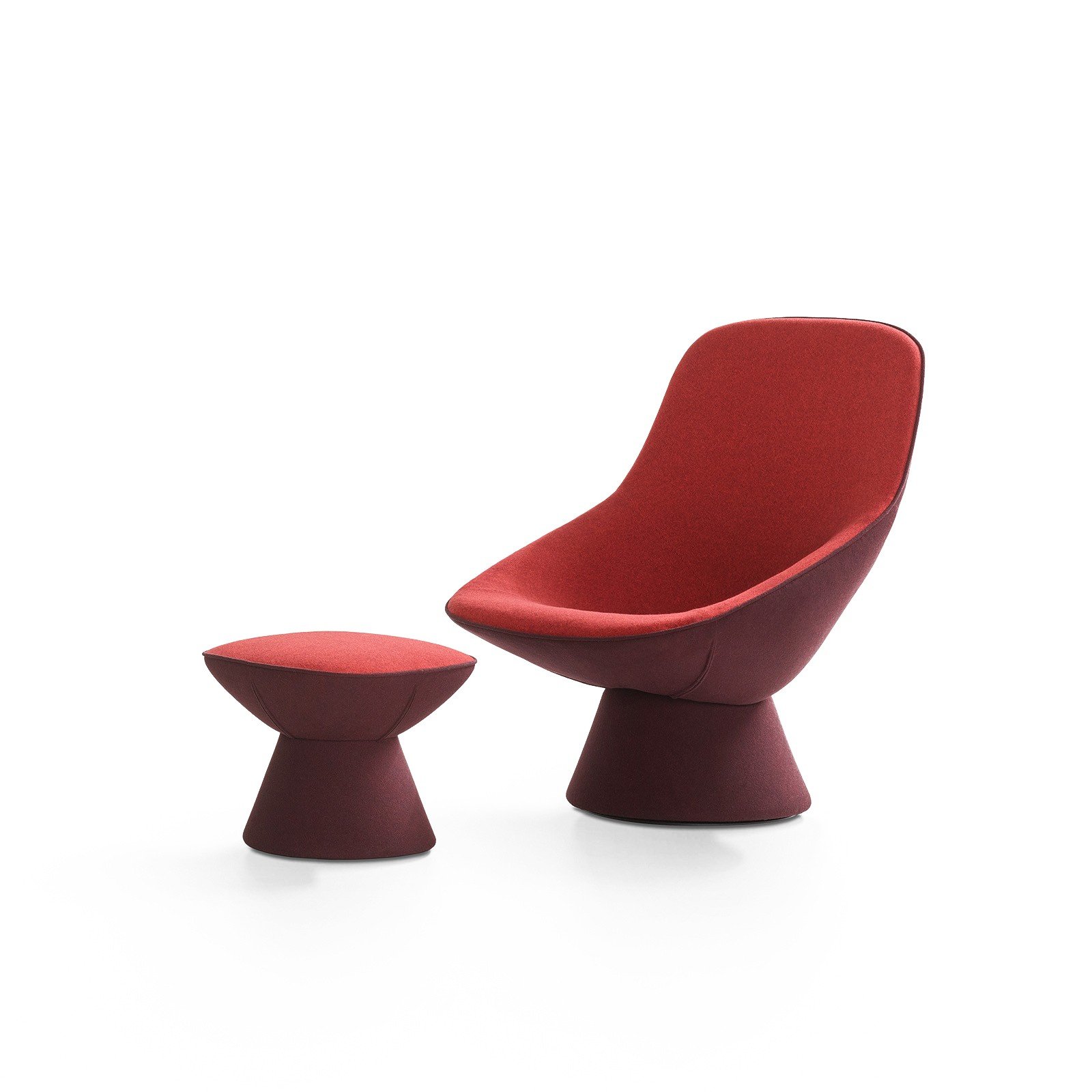 afbeelding van een stoel met voetensteun